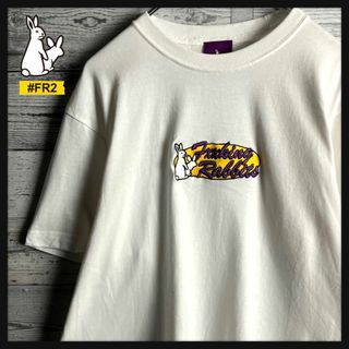 エフアールツー(#FR2)の【即完売モデル】 FR2☆ センター刺繍ロゴ入り 色情兎 Tシャツ(Tシャツ/カットソー(半袖/袖なし))