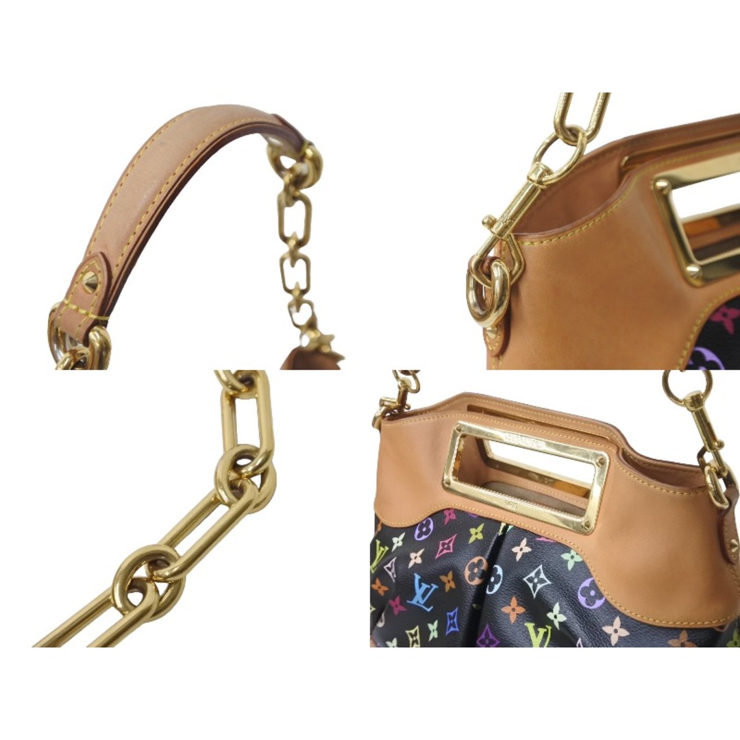 LOUIS VUITTON(ルイヴィトン)のLOUIS VUITTON ルイヴィトン ジュディPM M40258 ハンドバッグ 2way モノグラムマルチカラー 村上隆 ブラック ゴールド金具 良品 中古 62807 レディースのバッグ(ハンドバッグ)の商品写真