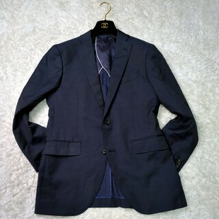 【極美品】ユニバーサルランゲージ　スーツ　ジャケット　ネイビー　紺　カノニコ(テーラードジャケット)