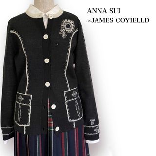 新品JAMES COYIELLD×ANNA SUI ジャガードニットカーディガン