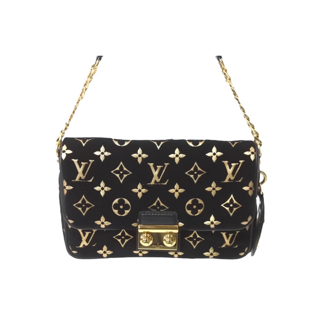 LOUIS VUITTON(ルイヴィトン)の極美品 LOUIS VUITTON ルイヴィトン ポシェット カリー M93131 ワンショルダーバック 2010年クルーズライン ブラック 中古 62739 レディースのバッグ(ハンドバッグ)の商品写真