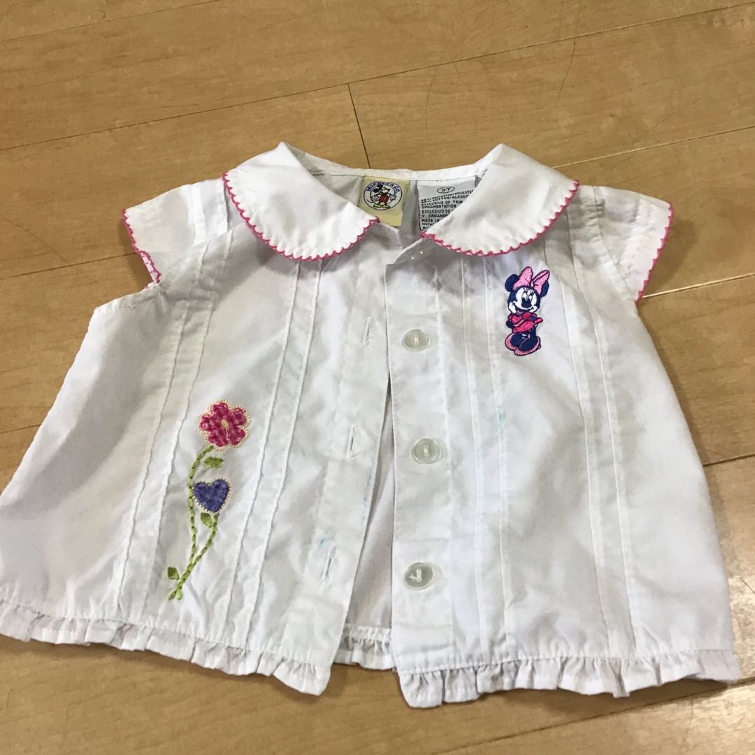 ミニーちゃん　ブラウス キッズ/ベビー/マタニティのキッズ服女の子用(90cm~)(ブラウス)の商品写真