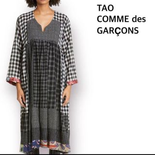 【希少】22AW TAO COMME des GARCONS チェックワンピース