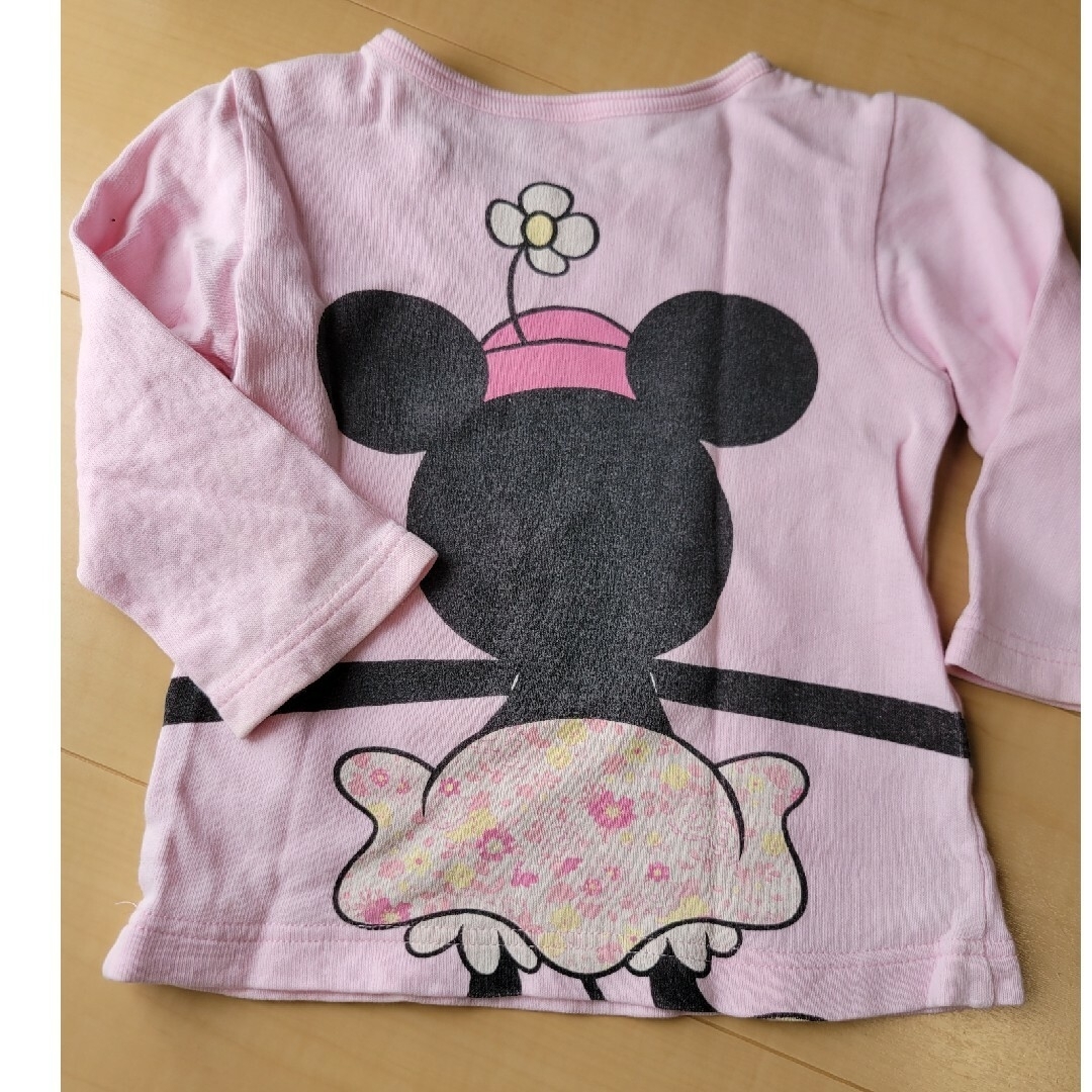 ミニーちゃん ロンTセット キッズ/ベビー/マタニティのキッズ服女の子用(90cm~)(Tシャツ/カットソー)の商品写真