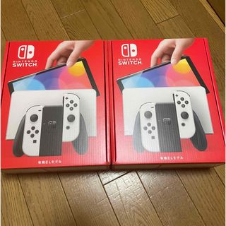 ニンテンドースイッチ(Nintendo Switch)の☆新品☆ Nintendo Switch  ホワイト2台　(家庭用ゲーム機本体)