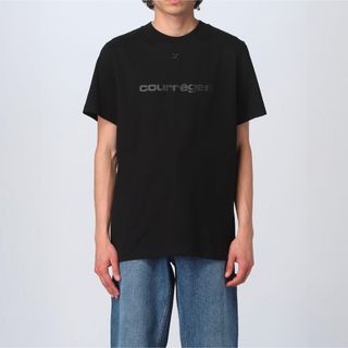 Courreges COTTON SHELL CLASSICAL T-SHIRT