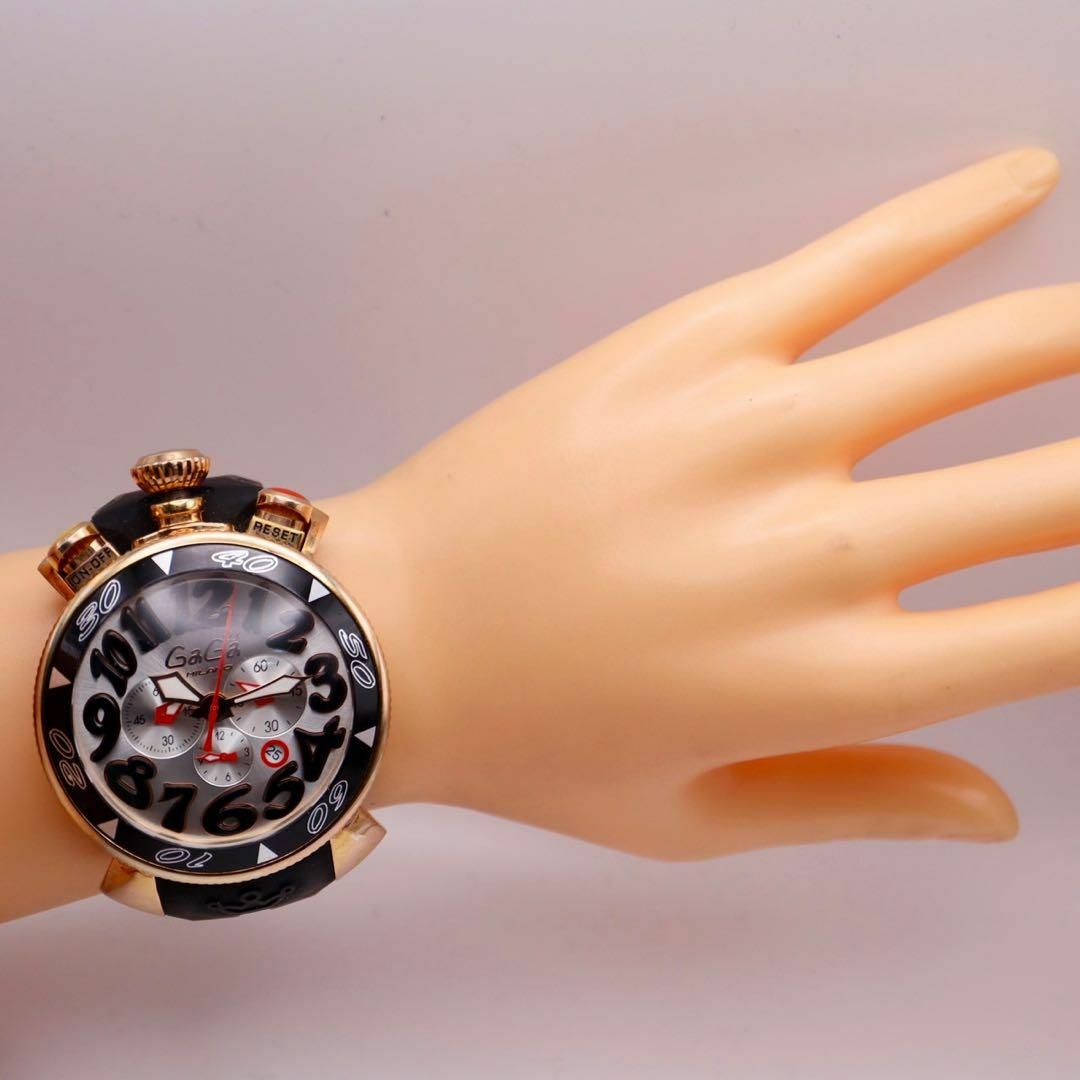 GaGa MILANO(ガガミラノ)の極美品 GaGa MILANO マヌアーレ 48ｍｍ メンズ腕時計 820 メンズの時計(腕時計(アナログ))の商品写真