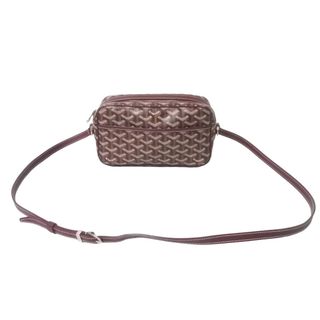 ゴヤール(GOYARD)の極美品 GOYARD ゴヤール カップヴェール ショルダーバッグ ボルドー ヘリンボーン柄 ショルダーバッグ 中古 62849(ハンドバッグ)