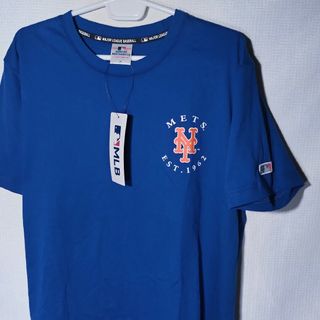 メジャーリーグベースボール(MLB)の新品 Tシャツ XL メッツ メジャーリーグ 藤浪晋太郎 ワッペン 半袖 野球(Tシャツ/カットソー(半袖/袖なし))