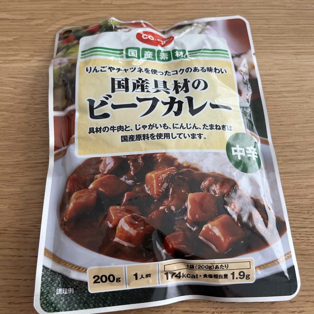 コープ　レトルトカレー 食品/飲料/酒の加工食品(レトルト食品)の商品写真