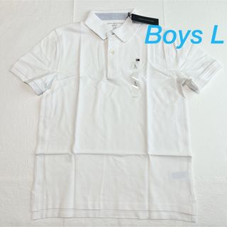 ポロラルフローレン(POLO RALPH LAUREN)のトミーヒルフィガー ボーイズポロシャツ ホワイト Lサイズ(Tシャツ/カットソー)