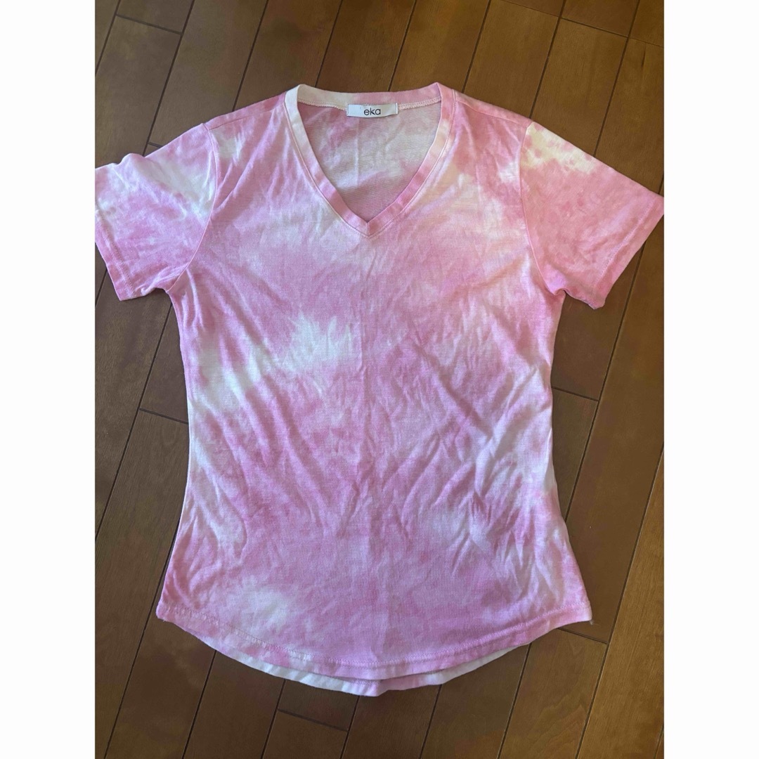 ヨガブランドeakダイダイTシャツ レディースのトップス(Tシャツ(半袖/袖なし))の商品写真