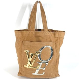 ルイヴィトン(LOUIS VUITTON)のルイヴィトン LOUIS VUITTON トートMM M95466 ザッツラブ LOVE ショルダーバッグ カバン 肩掛け トートバッグ キャンバス/レザー ブラウン(トートバッグ)