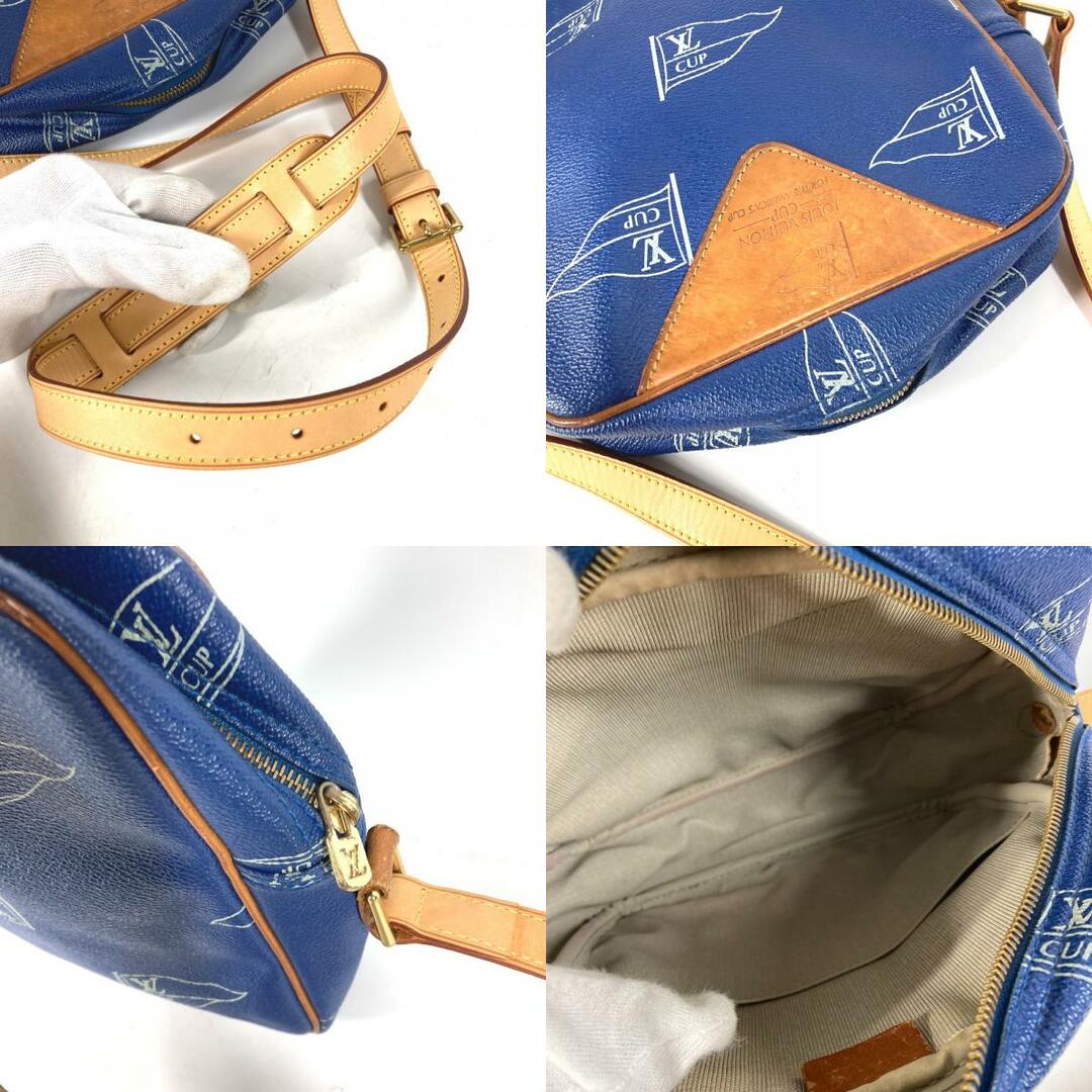 LOUIS VUITTON(ルイヴィトン)のルイヴィトン LOUIS VUITTON サック サンディエゴ M80010 ルイヴィトン カップ 限定 斜め掛け カバン ポシェット ショルダーバッグ モノグラムキャンバス ブルー メンズのバッグ(ショルダーバッグ)の商品写真