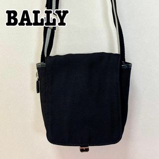 バリー(Bally)の美品 BALLY トレインスポッティング　サコッシュ　ショルダーバッグ　ブラック(ショルダーバッグ)