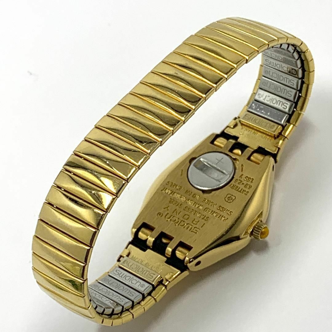 swatch(スウォッチ)の281 稼働品 Swatch スウォッチ SWISS レディース 腕時計 蛇腹 レディースのファッション小物(腕時計)の商品写真