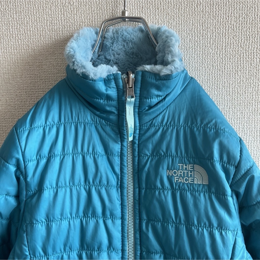 THE NORTH FACE(ザノースフェイス)の【キッズ】ノースフェイス　もふもふジャケット　　リバーシブル　キッズ140 キッズ/ベビー/マタニティのキッズ服女の子用(90cm~)(ジャケット/上着)の商品写真