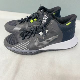 ナイキ(NIKE)の美品 ナイキ NIKE バスケットシューズ スニーカー 23㎝ 黒 キッズ(スニーカー)