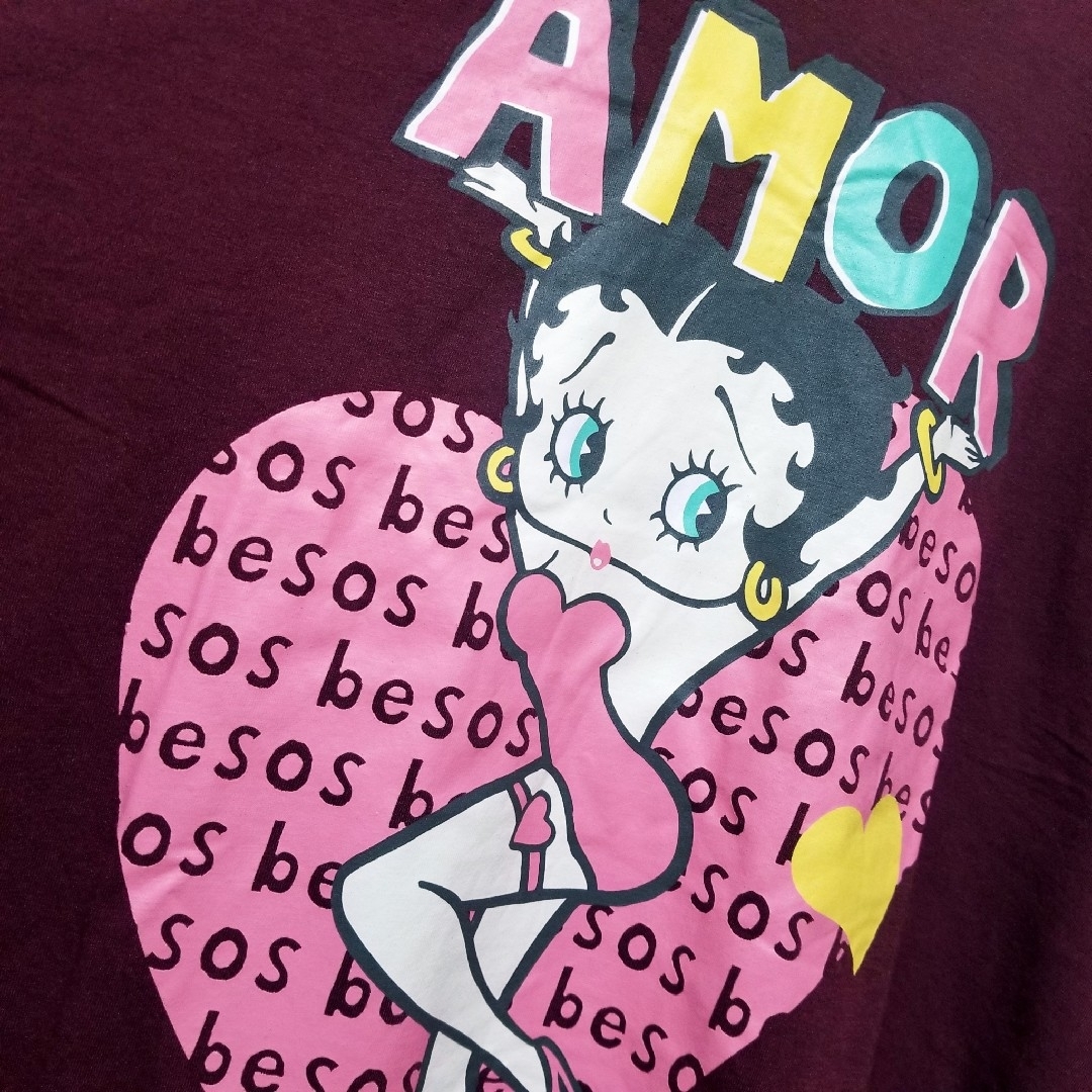 新品   ロンT　長袖シャツ　Betty Boo　ベティーブープ ベティちゃん レディースのトップス(Tシャツ(長袖/七分))の商品写真