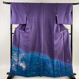 色留袖 身丈165.5cm 裄丈67cm M 正絹 美品 逸品(着物)