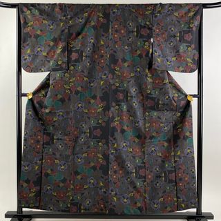 紬 身丈158cm 裄丈67cm 正絹 美品 秀品 【中古】