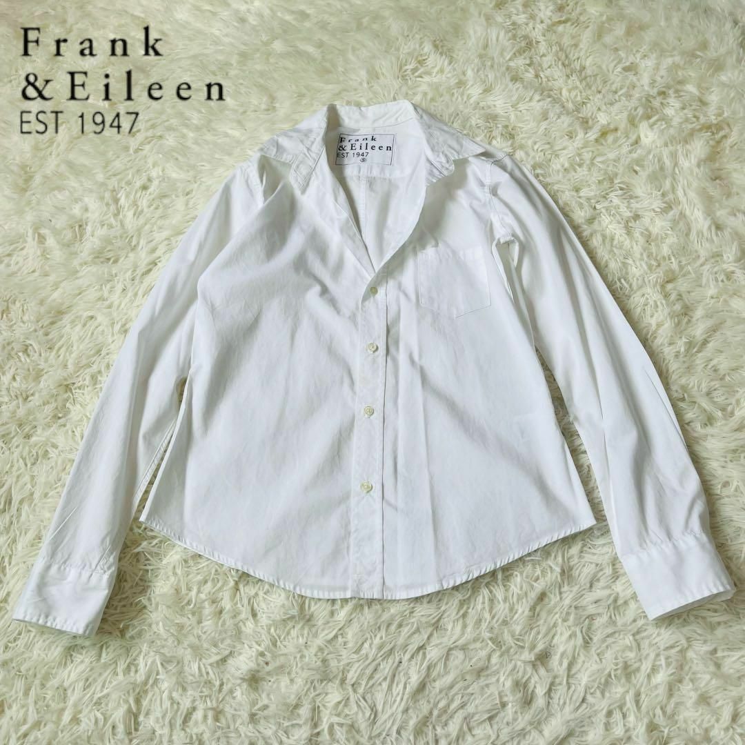 Frank&Eileen(フランクアンドアイリーン)のFrank&eileen フランク&アイリーン　白シャツ　シャツ レディースのトップス(シャツ/ブラウス(長袖/七分))の商品写真