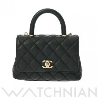 シャネル(CHANEL)の中古 シャネル CHANEL AS2215 ランダム品番 レディース ハンドバッグ マトラッセ ブラック /ゴールド金具 グレインドカーフスキン(ハンドバッグ)