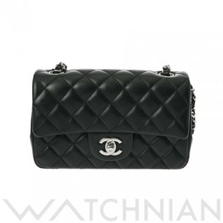 シャネル(CHANEL)の中古 シャネル CHANEL A69900 ランダム品番 レディース ショルダーバッグ ブラック /シルバー金具 ラムスキン(ショルダーバッグ)