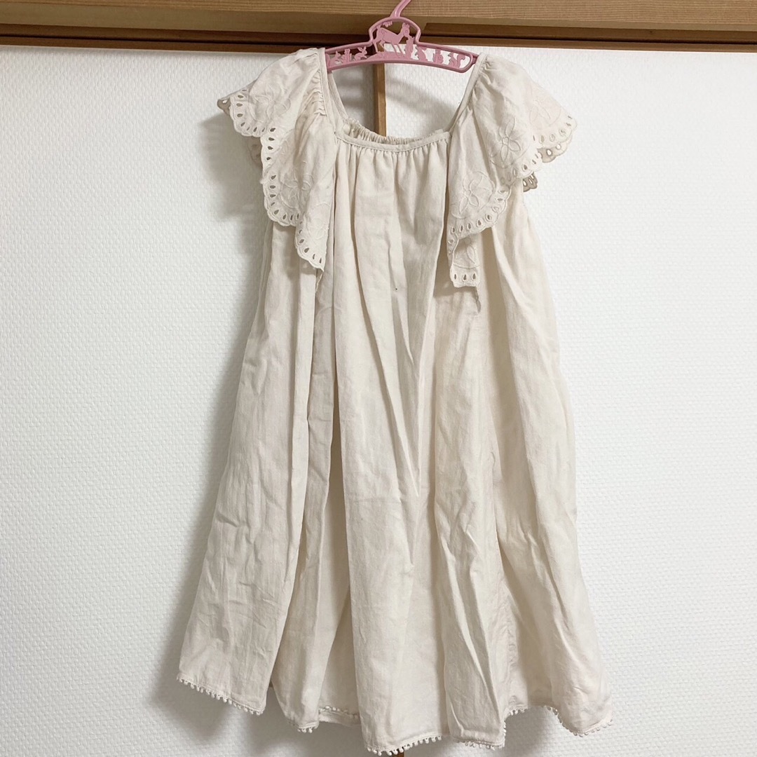 petit main(プティマイン)のpetit main女の子ワンピース110 キッズ/ベビー/マタニティのキッズ服女の子用(90cm~)(ワンピース)の商品写真