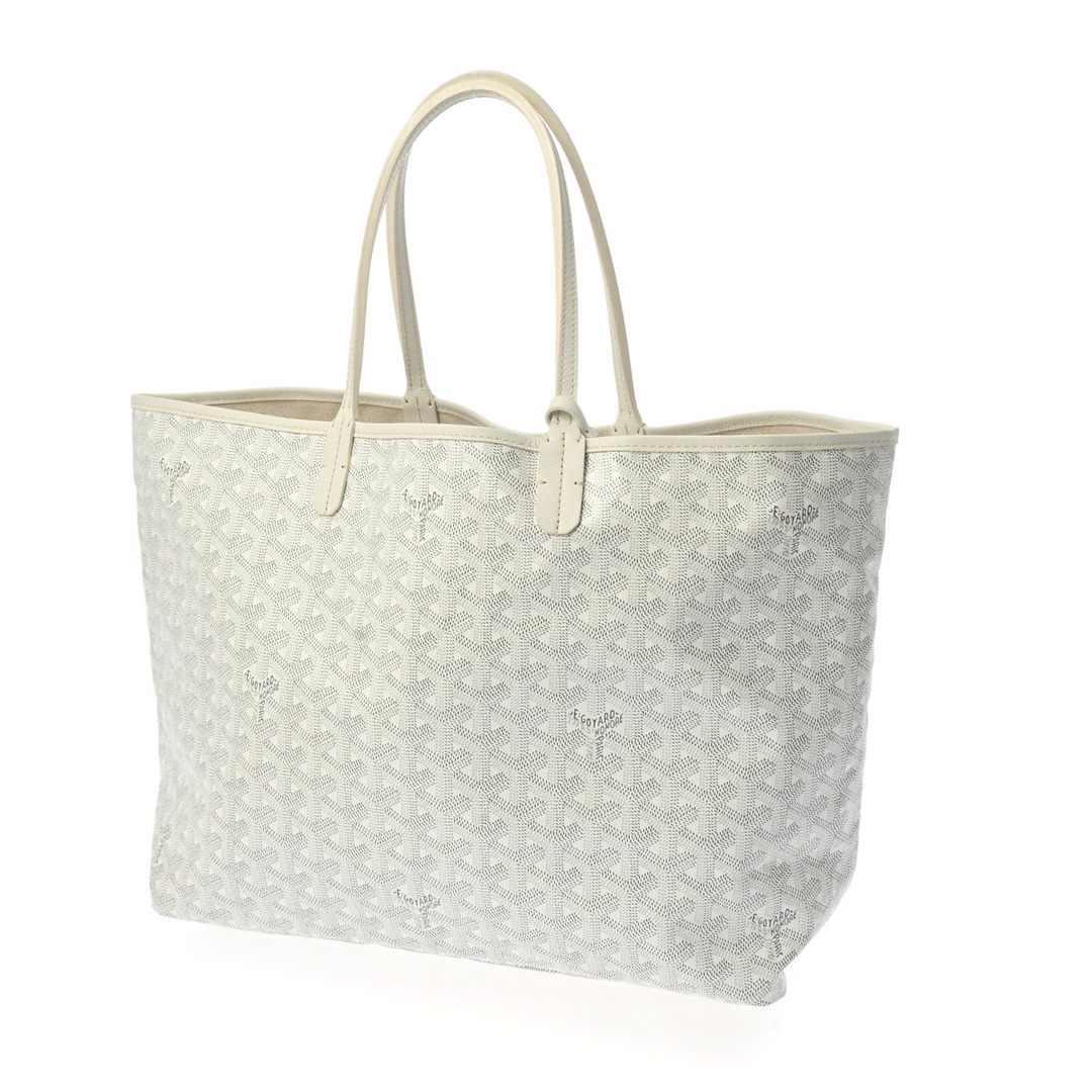 GOYARD(ゴヤール)の中古 ゴヤール GOYARD LME020207 ユニセックス トートバッグ ホワイト PVC/レザー レディースのバッグ(トートバッグ)の商品写真