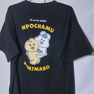 新品 Tシャツ XL んぽちゃむ きみまろ アニメ カットソー バックプリント(Tシャツ/カットソー(半袖/袖なし))