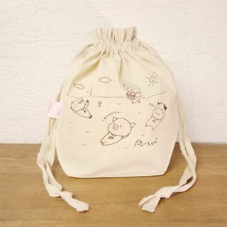 1 ぷーとん 巾着バッグ 10周年記念商品 025500(キャラクターグッズ)