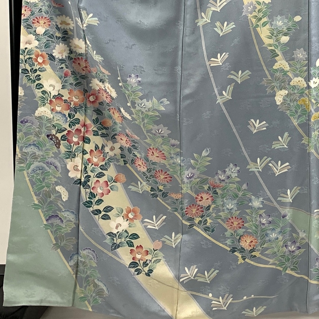 訪問着 身丈166.5cm 裄丈68cm 正絹 秀品 【中古】 レディースの水着/浴衣(着物)の商品写真