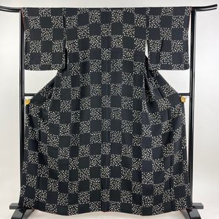 小紋 身丈160.5cm 裄丈64.5cm 正絹 美品 秀品 【中古】(着物)