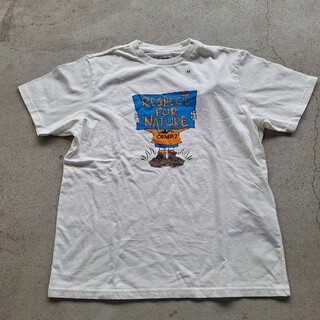 【新品】CAMP7 レトロプリント半袖Tシャツ(Tシャツ/カットソー(半袖/袖なし))