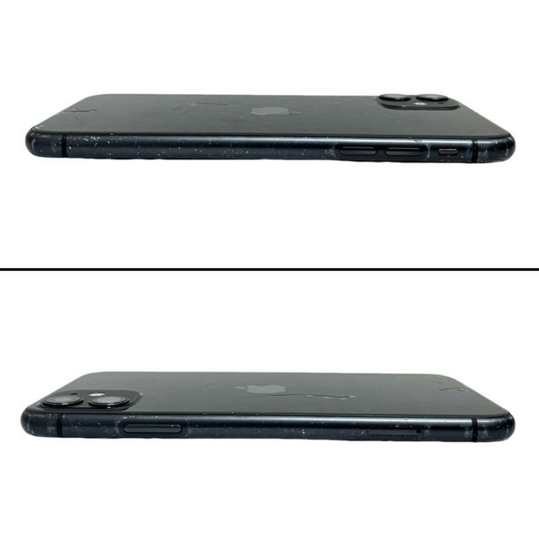 Apple(アップル)のSIMフリー Apple iPhone11 128GB ブラック MWM02J/A au 〇判定 バッテリー最大 75% スマホ 部品取り 修理 【現状品】 22404K351 スマホ/家電/カメラのスマートフォン/携帯電話(スマートフォン本体)の商品写真