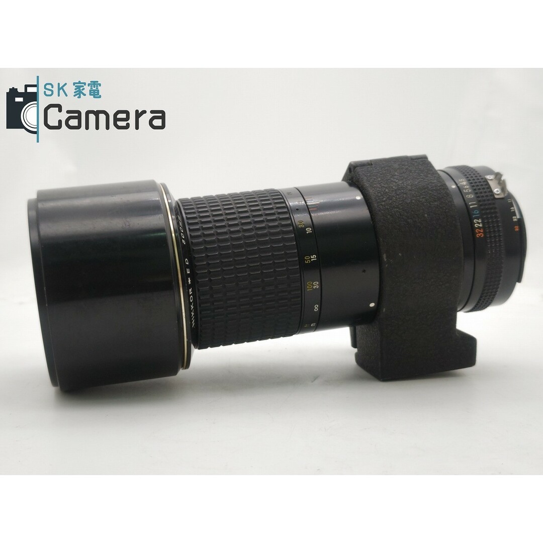 Nikon(ニコン)のNikon NIKKOR＊ED 300ｍｍ F4.5 Ai-s ニコン キャップ付き スマホ/家電/カメラのカメラ(レンズ(単焦点))の商品写真