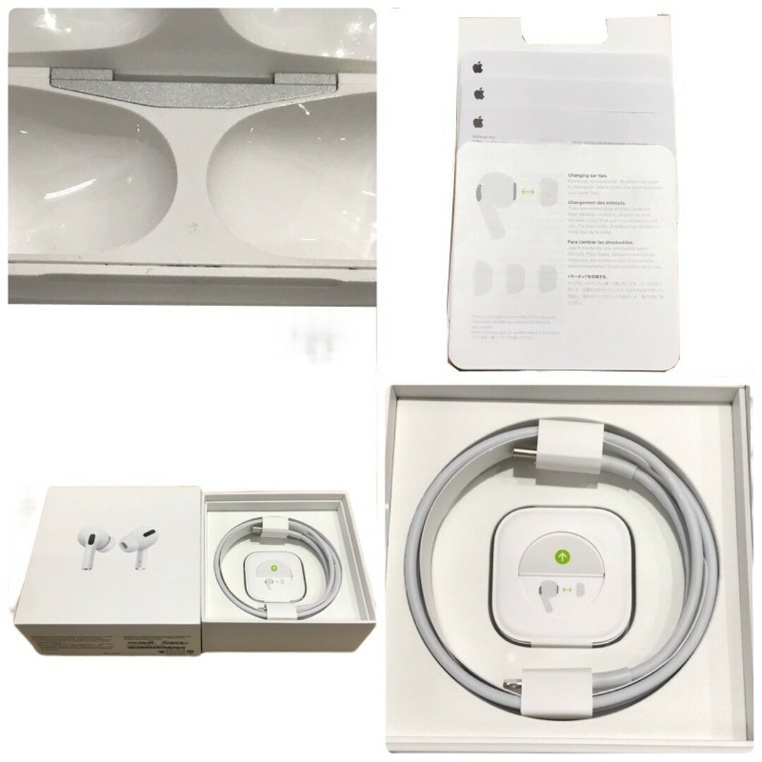 Apple(アップル)のApple アップル ワイヤレスイヤホン AirPods Pro 第1世代 MWP22J/A A2083 A2084 A2190 稼働品 【中古品】 22404K336 スマホ/家電/カメラのオーディオ機器(ヘッドフォン/イヤフォン)の商品写真