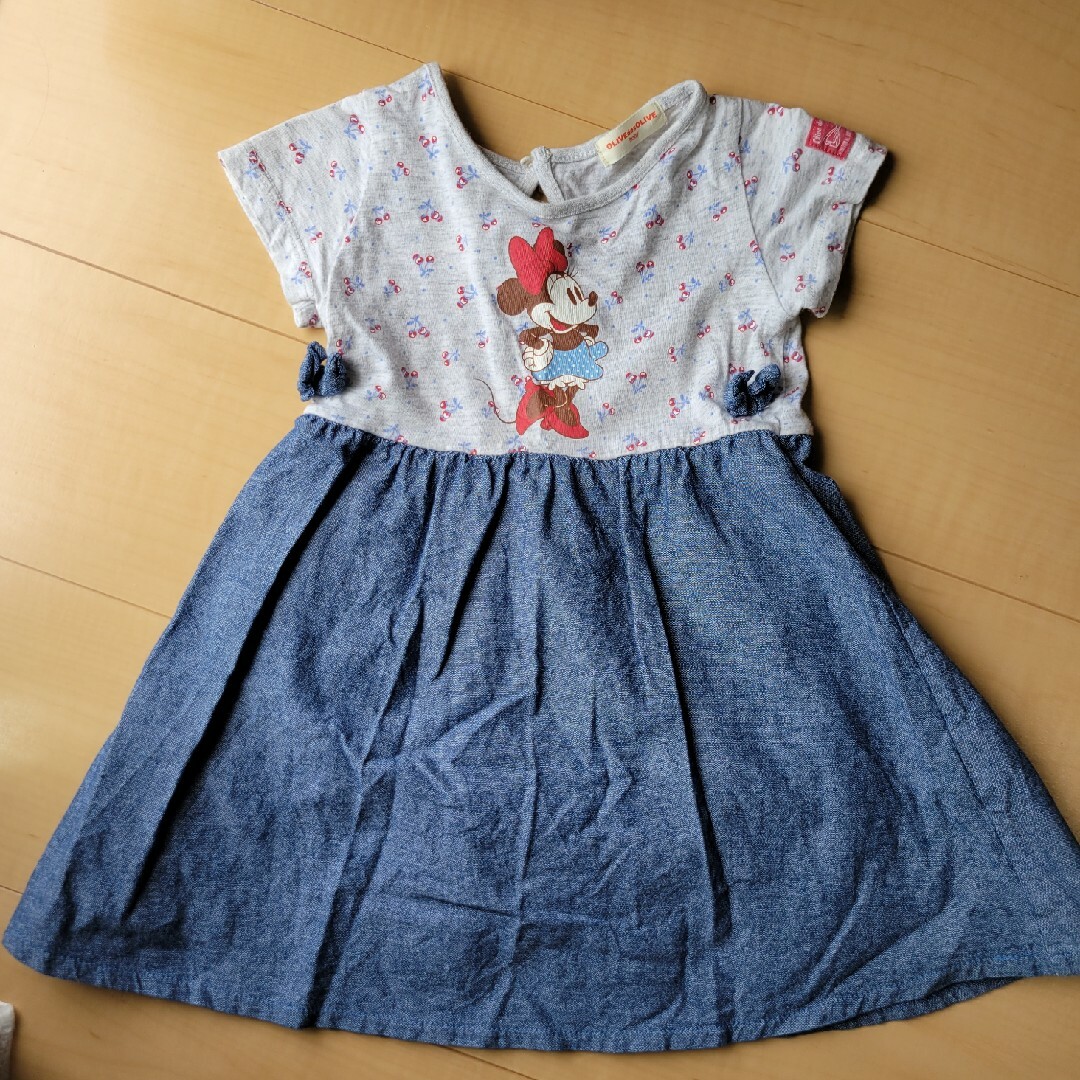 Disney(ディズニー)のミニー ワンピース キッズ/ベビー/マタニティのキッズ服女の子用(90cm~)(ワンピース)の商品写真