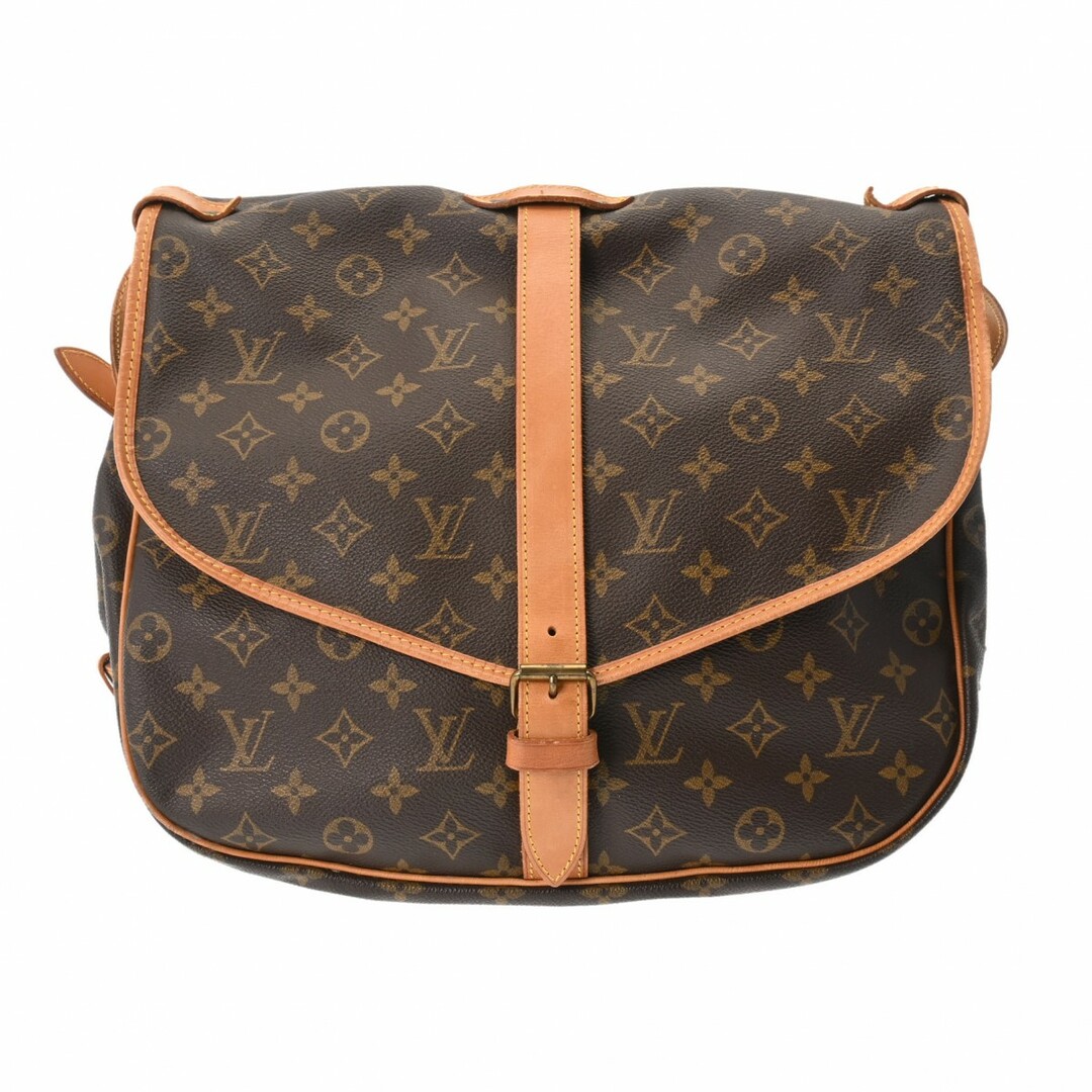 LOUIS VUITTON(ルイヴィトン)のルイヴィトン モノグラム ソミュール 35 ショルダーバッグ ブラウン レディースのバッグ(ショルダーバッグ)の商品写真