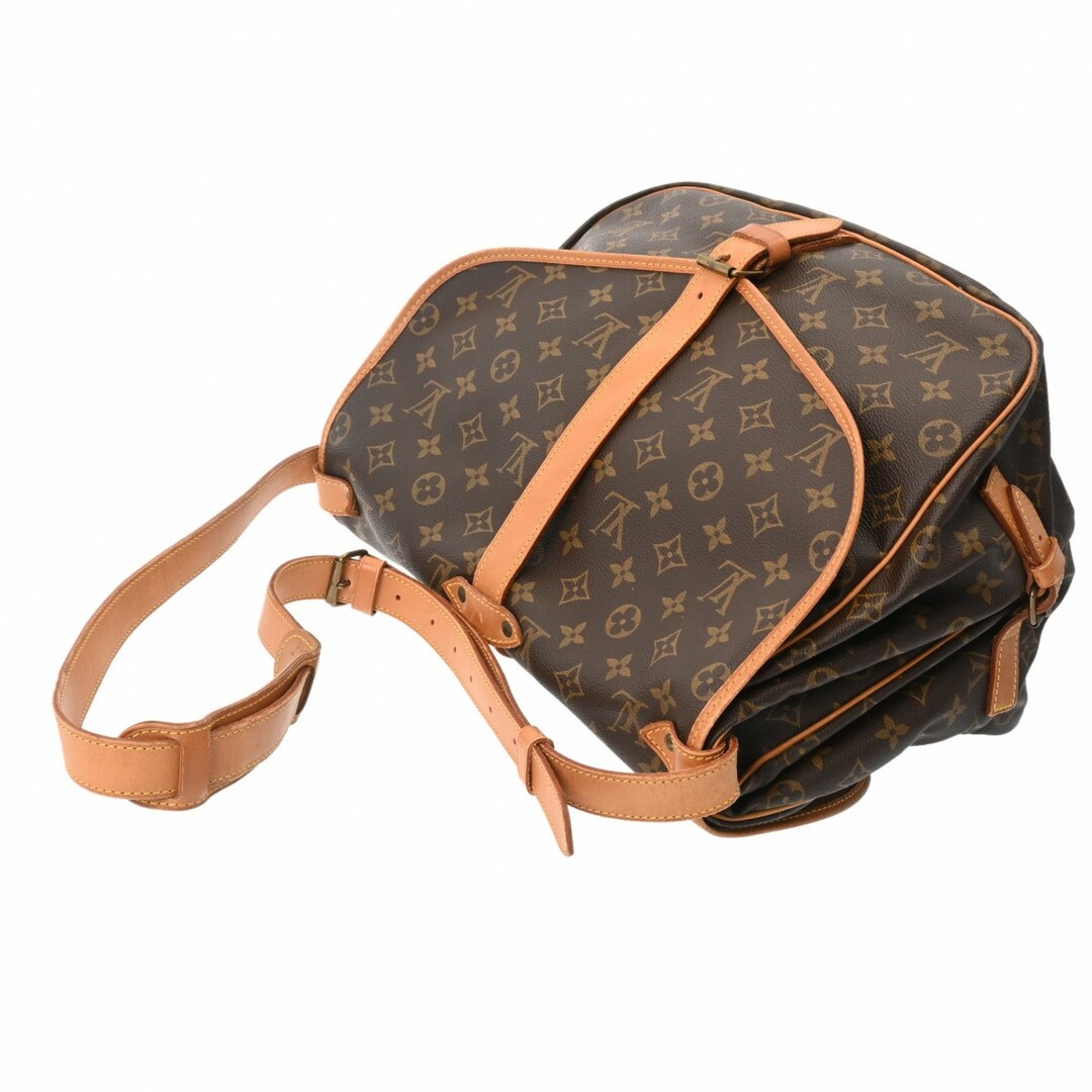 LOUIS VUITTON(ルイヴィトン)のルイヴィトン モノグラム ソミュール 35 ショルダーバッグ ブラウン レディースのバッグ(ショルダーバッグ)の商品写真