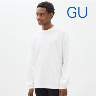 ジーユー(GU)の GU/メンズ/ドライポンチクルーネックT/長袖/ロンT/349384/XXL(Tシャツ/カットソー(七分/長袖))