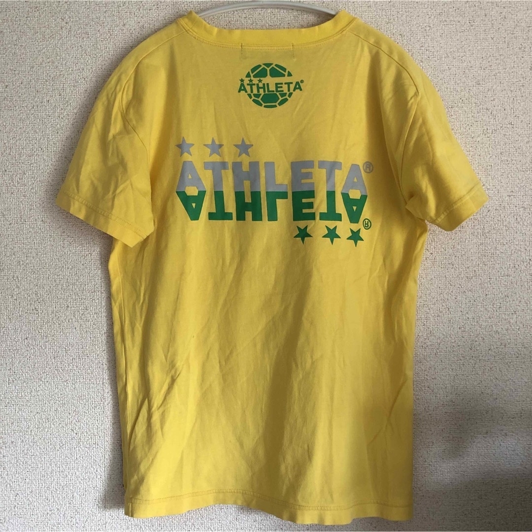 ATHLETA(アスレタ)のアスレタ  Tシャツ　黄色 スポーツ/アウトドアのサッカー/フットサル(その他)の商品写真