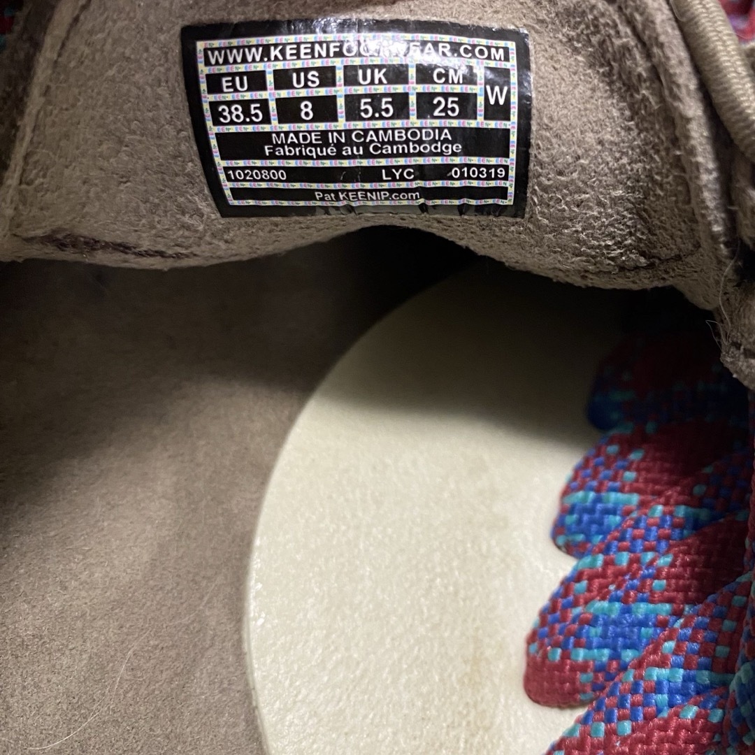 KEEN(キーン)のKEEN UNEEK キーン　ユニーク　ヒールストラップサンダル　あみ編み　25 レディースの靴/シューズ(サンダル)の商品写真