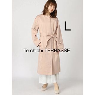 Techichi - 新品 Te chichi TERRASSE グログラン ノーカラーコート