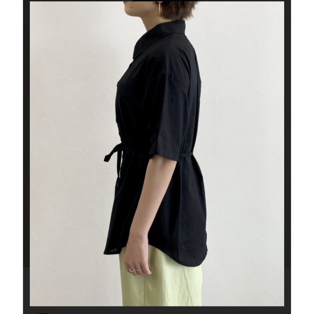 PAGEBOY(ページボーイ)の新品　PAGEBOY リネンライトシャツ レディースのトップス(シャツ/ブラウス(半袖/袖なし))の商品写真