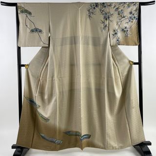 訪問着 身丈160cm 裄丈66cm 正絹 美品 逸品 【中古】(着物)