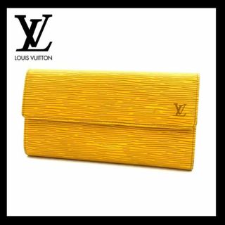 ルイヴィトン(LOUIS VUITTON)の【新品同様】ルイヴィトン  エピ ポシェット ポルトモネクレディタッシリイエロー(財布)