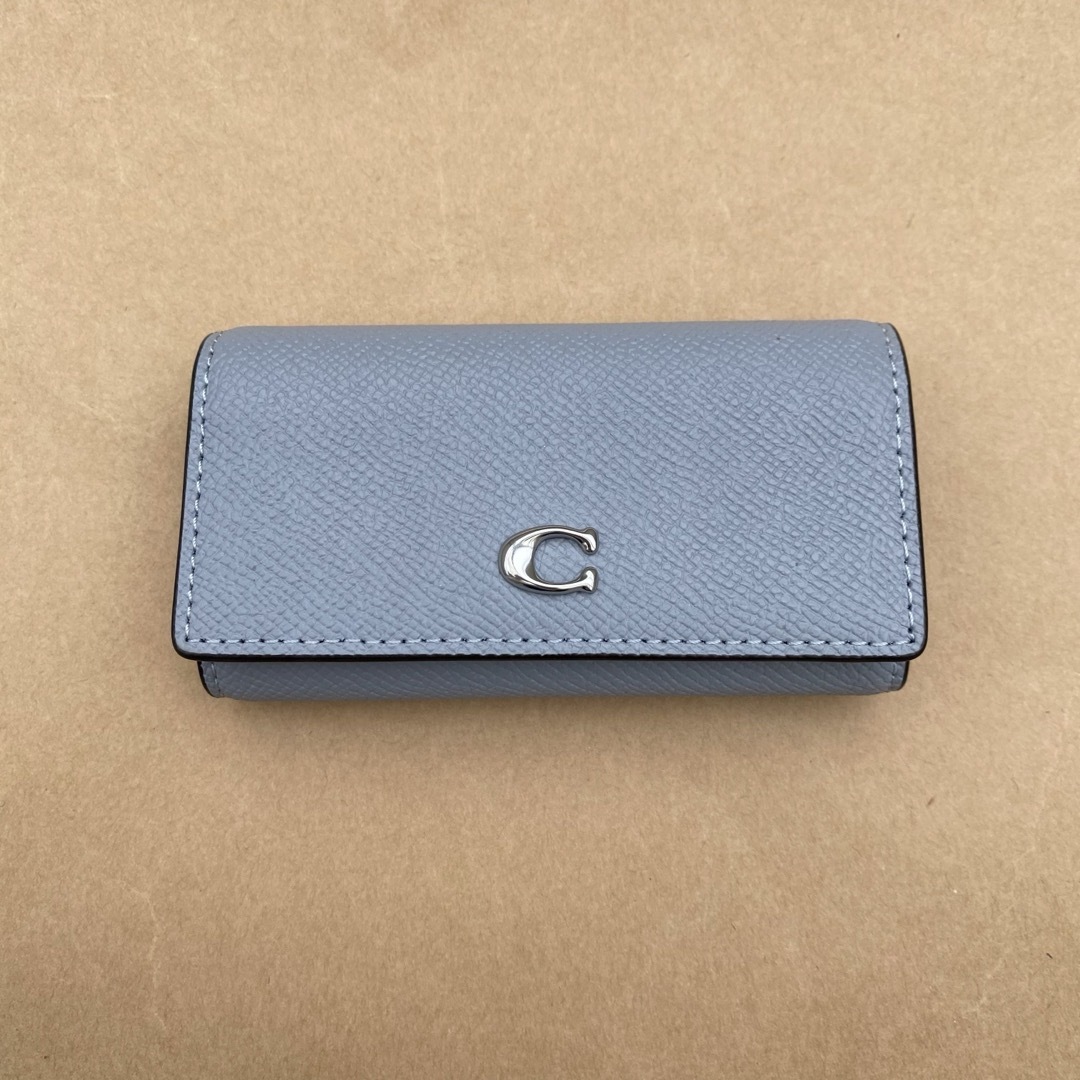 COACH(コーチ)のキーホルダー　キーケース　キーリング　グレーブルー レディースのファッション小物(キーケース)の商品写真