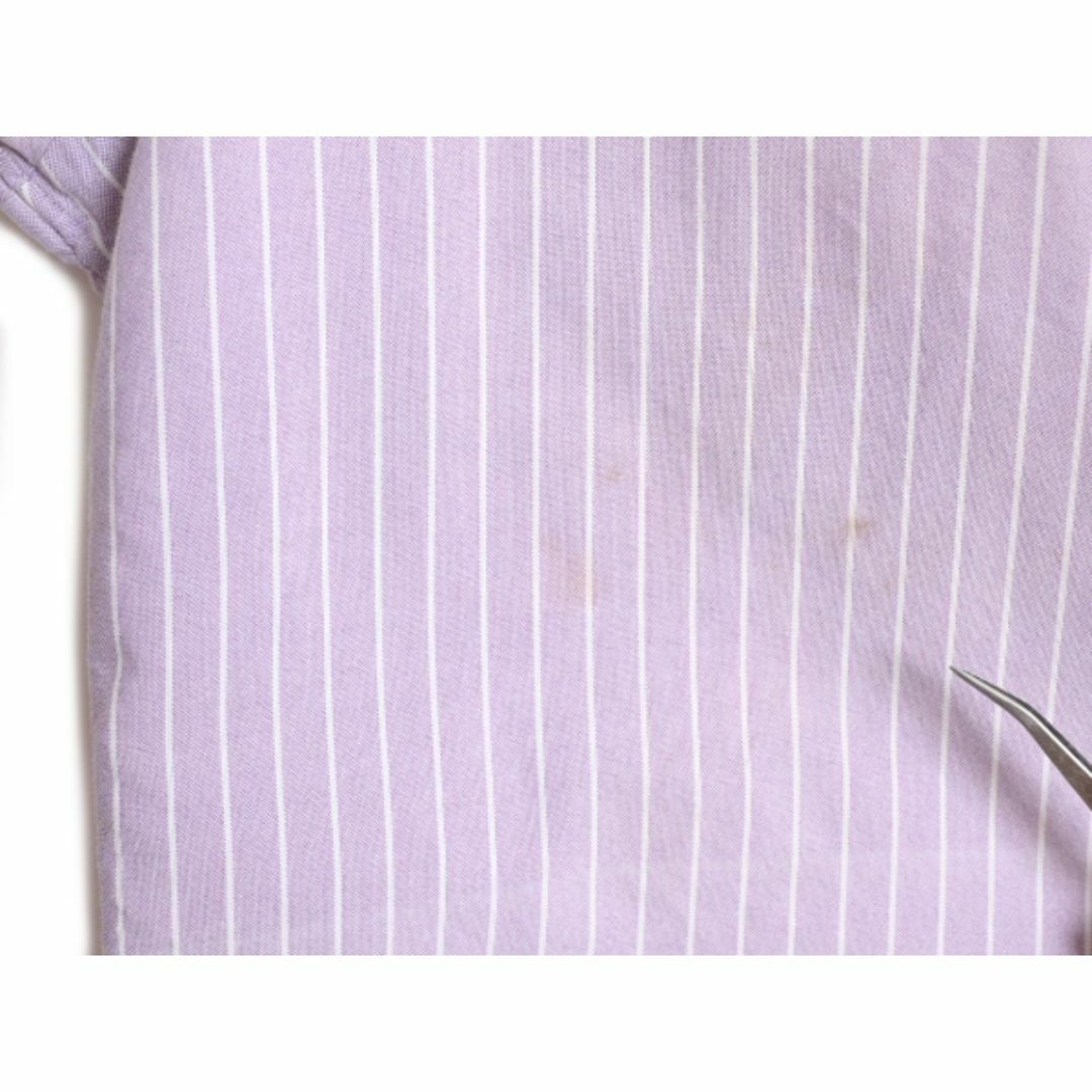 Ralph Lauren(ラルフローレン)の90s ラルフローレン オックスフォード ストライプ 半袖 ボタンダウン シャツ メンズ XXL 古着 90年代 オールド ポロ 大きいサイズ コットン メンズのトップス(シャツ)の商品写真